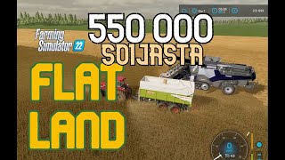 FS22 FLATLAND SIEVOINEN SUMMA puimalla soijaa [upl. by Matthias]