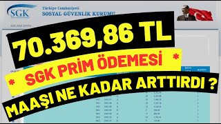 ASGARİ ÜCRETİN 6 KATI SGK ÖDEMESİ MAAŞI NE KADAR ARTTIRDI [upl. by Lagasse]