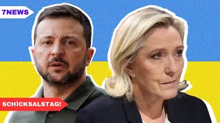 Frankreich Wahl Was würde ein Sieg von Le Pen für die Ukraine bedeuten [upl. by Zolner]