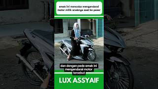 EMAK INI MENCOBA MENGENDARAI MOTOR YANG DI MODIFIKASI shorts [upl. by Dressler]