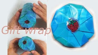 Quick amp Easy Gift Wrapping Technique Wrap a cylinder box [upl. by Lolita]