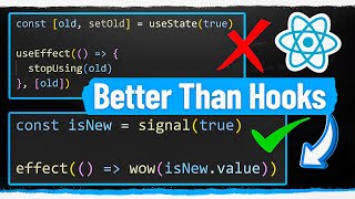 Why Signals Are Better Than React Hooks [upl. by Aihsotal341]