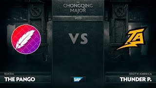 EN The Pango vs Thunder Predator The Chongqing Major LB Round 1 [upl. by Ttenneb325]