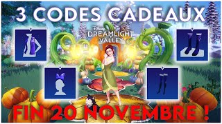 🎁CODE CADEAU MERCI DE VENIR FAIRE LA FÊTE AVEC NOUS   Disney Dreamlight Valley [upl. by Meggs]