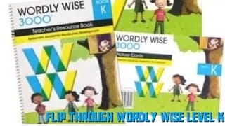 Flip Through Wordly WISE LEVEL K [upl. by Elvera]