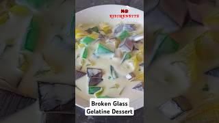 Broken Glass Gelatine Dessert Dessert food homemade recipe salad [upl. by Llehsad54]