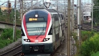 Swiss TrainsZüge am Brennpunkt  Eisenbahn In Der Schweiz [upl. by Ysle]