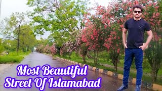 Most Beautiful Street of Islamabad  Islamabad Road Trip Series V02 [upl. by Nohsed793]