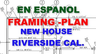 LEERFRAMING PLAN1 STORYPLANO ESTRUCTURAL1 PLANTAHow to Reading Construction Blueprints amp Plans [upl. by Ennayrb110]