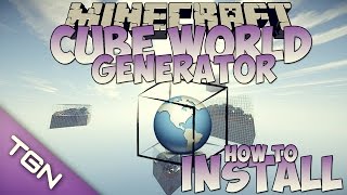 Minecraft How To Install  Cube World Generator Mod 1710 [upl. by Nick]