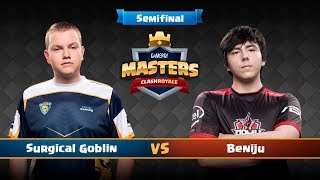 Clash Royale en Gamergy  Surgical Goblin vs Beniju  SEMIS  GamergyMasters [upl. by Lucrece482]