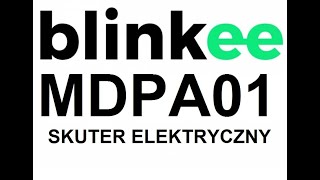 Elektryczny skuter blinkee model MDPA01 wymiana sterownika bldc na mocniejszy 36kw [upl. by Torrell]