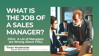 What is the Job of a Sales Manager [upl. by Sukram833]