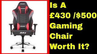 Best Gaming Chair AKRacing Masters Series Max Gaming Chair AKMAXBKUK [upl. by Welby]