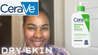 CERAVE HYDRATING FACIAL Cleanser  Demo  Review [upl. by Grazia]