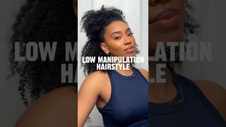 Low Manipulation Hairstyles for Curly Hair hairtok curlyhair curlyhairstyles hairgrowth [upl. by Rein]