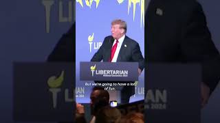 Donald Trump booed during speech to Libertarian National Convention Shorts [upl. by Whitford]