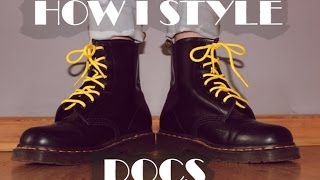 How I Style  Dr Martens 1460 [upl. by Travis1]