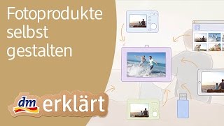 Fotobücher Fotogrußkarten amp Fotokalender selbst gestalten und mit Kodak sofort bei dm drucken [upl. by Fleming]