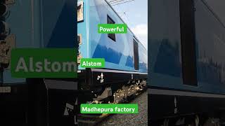 Alstom making powerful train in IndiaMadhepura biharshots [upl. by Ilrak79]