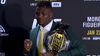 UFC 270 Francis Ngannou PostFight Press Conference [upl. by Burley58]