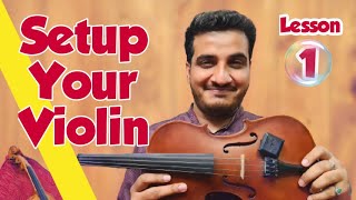 Violin Lesson 1 Begginers Series in Hindi [upl. by Enelaehs]