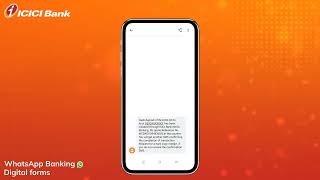 How to access Cash Deposit Form via WhatsApp  ICICI Bank WhatsApp Banking [upl. by Penelope271]