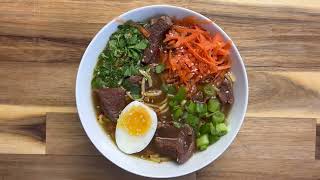 Slow Cooker Beef Ramen  Slow Cooker Sundays [upl. by Lirbaj]