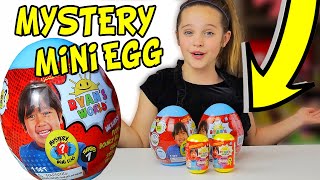 Ryans World Mini Mystery Egg What Surprises are inside Series 7 Mini Egg [upl. by Thera]