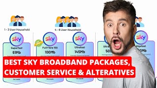 Best Sky Broadband Deals Alternatives amp Customer Service Report  2024 [upl. by Colis]