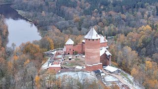 Turaida Castle Turaidas pils Latvia autumn [upl. by Nwahsav]