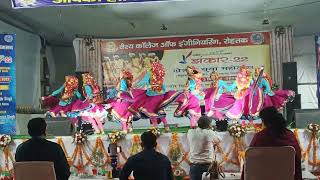 GVM Girls College Sonipat Haryanvi Group Dance Zonal Youth Festival MDU Vaish College of Engineering [upl. by Hanae]