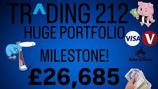 Trading 212 BIG NEW MILESTONE  The Journey so far  £26000 Dividend Investment Portfolio [upl. by Byler137]