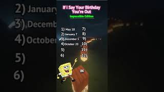 Is this your birthday Spongebob mind game [upl. by Ardnuassac396]