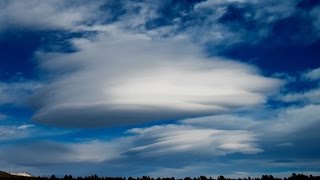 Timelapse Footage Of Lenticular Clouds [upl. by Peednus]