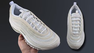 HOW TO LACE AIR MAX 97s STANDARD WAY [upl. by Nisotawulo]