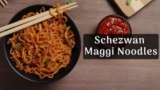 Chinese Style Maggi  Schezwan Maggi Noodles Recipe  Maggi Recipes  Quick Street Food Recipe [upl. by Llenrup384]