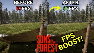 Sons Of The Forest FPS Boost  DLSS 2 amp FSR 3 Optimization  RTX 3070 [upl. by Aronos]