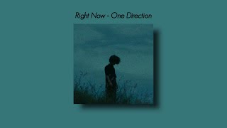 Right Now  One Direction Tiktok Version Slowed And Reverb  Underwater Lyrics [upl. by Lamprey]