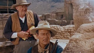 RIO BRAVO 59  Shootout  John Wayne and Walter Brennan [upl. by Chlores]