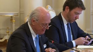 Rencontre entre Sergueï Lavrov et Staffan de Mistura à Moscou [upl. by Landre]