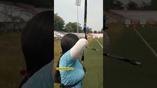 Last day of camp practice archery reels viralvideo [upl. by Cirenoj]