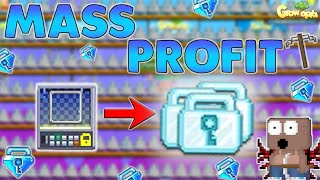 Insane Profit 9 DL from Mass Display Block  Growtopia [upl. by Ordnassela]