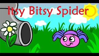 The Itsy Bitsy Spider Song  Kids Learning Videos [upl. by Danit713]