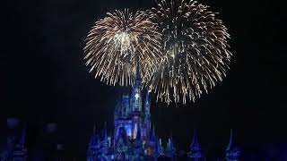 Magic kingdom firework show  vlog  2 [upl. by Tenaej]