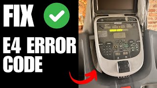 Treadmill E4 Error Code  How To Fix [upl. by Sklar]