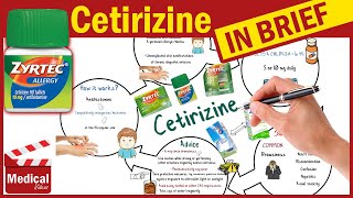 Cetirizine  Zyrtec 10 mg What is Cetirizine Used For Dosage Side Effects amp Precautions [upl. by Streetman924]