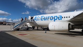 An airline to watch Air Europa  Brand new B737 800  London to Madrid [upl. by Lurette]