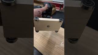 DIY Camera Dolly for the woodshop woodworking woodshop cameragear [upl. by Platus714]