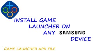 How to Install Game Launcher In Samsung a10a20sa20a10sa31a50a70  Samsung Galaxy [upl. by Anerac]